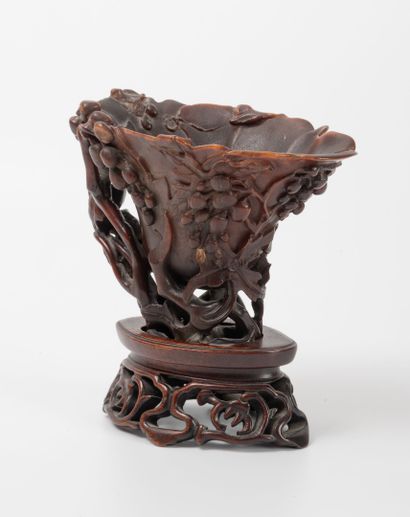 CHINE - XVIIIème siècle
° Coupe libatoire...