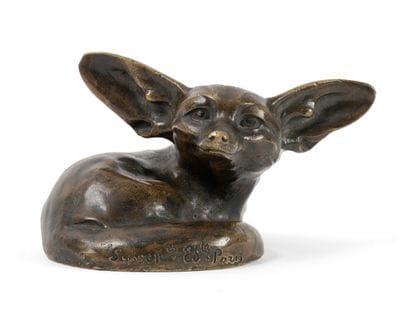 Édouard SANDOZ (1881-1971)
Fennec couché,...