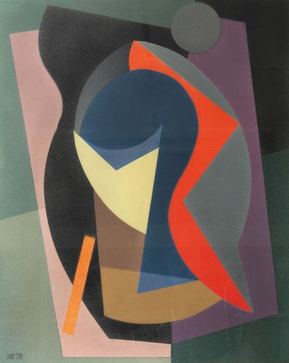 Jean RETS (1910-1998)
Composition géométrique.
Technique...
