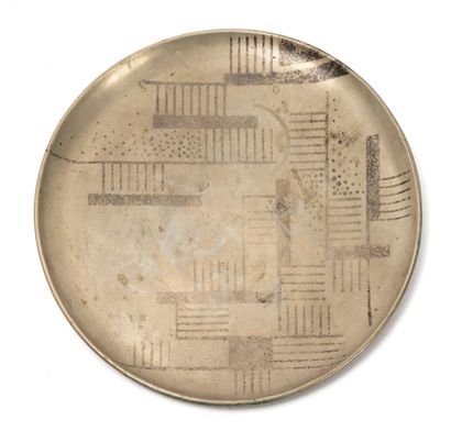 Jean DUNAND (1877-19942)
Plateau circulaire,...
