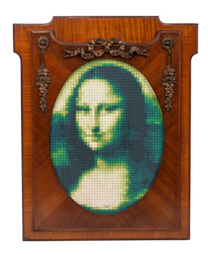 YVARAL (1934-2002)
Mona Lisa Synthétisée,...