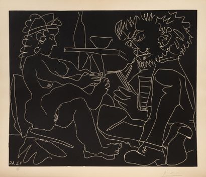 Pablo PICASSO (1881-1973)
Le Peintre dessinant...