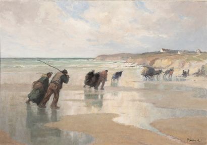 Alfred MARZIN (1880-1943)
Rentrée des goémoniers,...