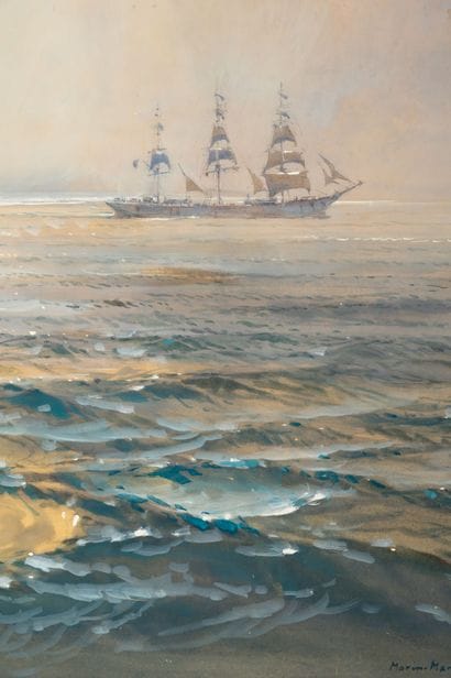 MARIN-MARIE (1901-1987)
Trois Mats sur la...