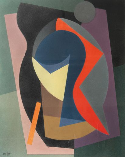 Jean RETS (1910-1998)
Composition géométrique.
Technique...
