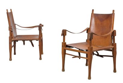 Wilhelm KIENZLE (1886-1958)
Paire de fauteuils...
