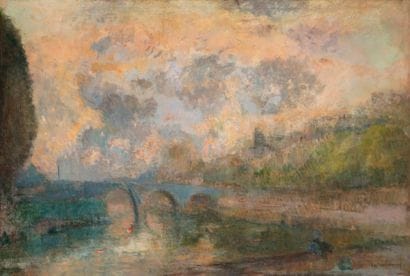 Albert Marie LEBOURG (1849-1928)
Pont sur...