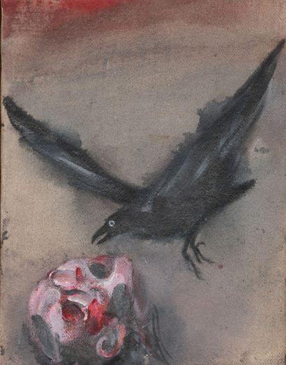 Vladimir VELICKOVIC (1935 - 2019)
Corbeau,...