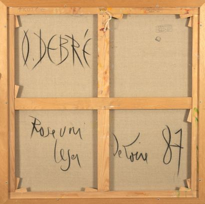 Olivier DEBRÉ (1920-1999)
Rose uni léger...