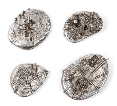Arnaldo POMODORO (1926)
Ensemble de quatre...