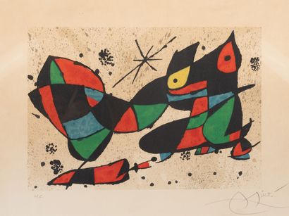 Joan MIRO (1893-1983)
Obra Grafica, 1978.
Lithographie...