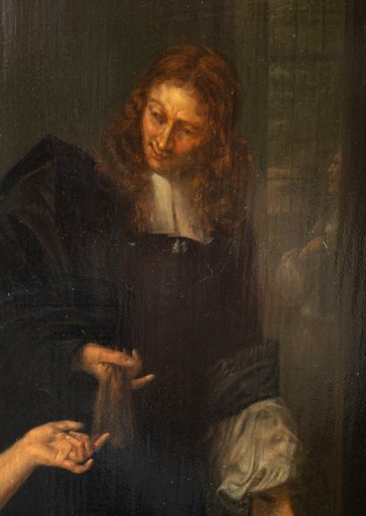 Frans II MIERIS dit le Jeune (Leyde 1689-1763)
Elégant...