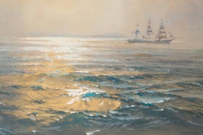 MARIN-MARIE (1901-1987)
Trois Mats sur la...