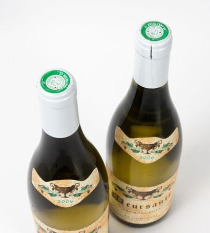 MEURSAULT
2 bottles, 2006.
Les Rougeots.
J.-F....