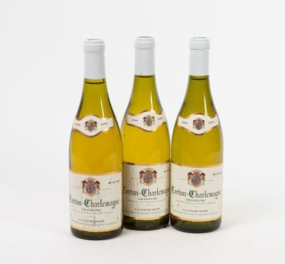 CORTON-CHARLEMAGNE
3 bottles, 2005.
Grand...