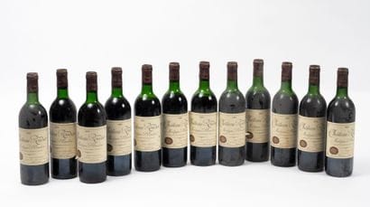 CHÂTEAU ROUDIER
12 bottles, 1985.
Montagne-Saint-Emilion.
Shoulder...