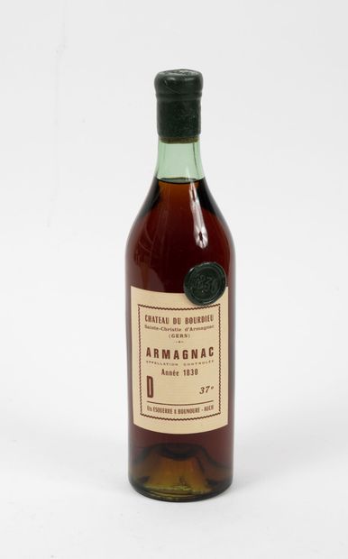ARMAGNAC
1 bottle, 1830.
Château du Bourdieu.
Sainte-Christie...