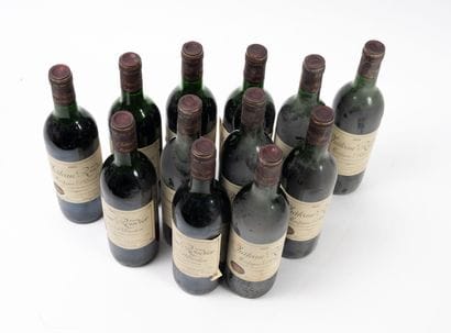 CHÂTEAU ROUDIER
12 bottles, 1985.
Montagne-Saint-Emilion.
Shoulder...