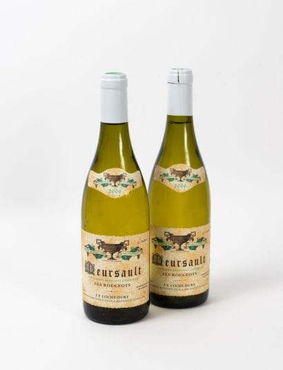 MEURSAULT
2 bottles, 2006.
Les Rougeots.
J.-F....