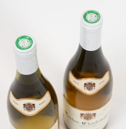 CORTON-CHARLEMAGNE
2 bottles, 2005.
Grand...