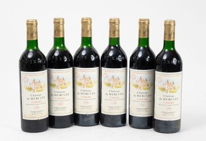 CHÂTEAU DE MERCUES
6 bottle, 1988.
Cahors.
Georges...