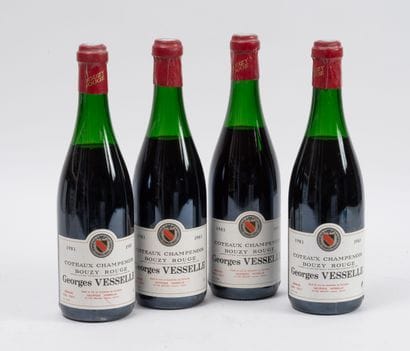 COTEAUX CHAMPENOIS
4 bottles, 1983.
Bouzy...