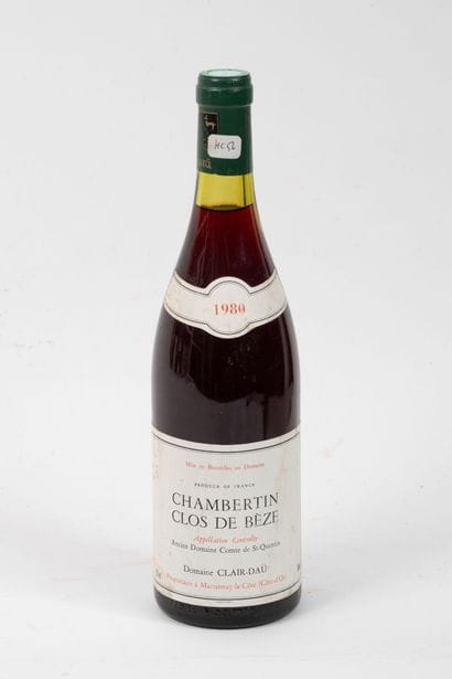 CHAMBERTIN CLOS DE BEZE
1 bottle, 1980.
Domaine...