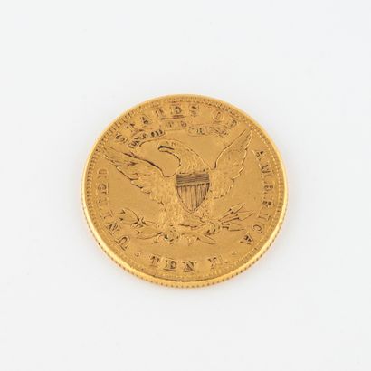 ETATS UNIS
Une pièce de 10 dollars or,1882.
16.6...