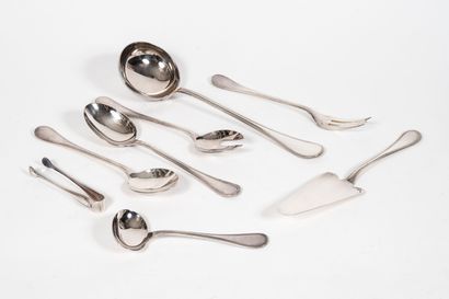 CHRISTOFLE
Ménagère en métal argenté modèle...
