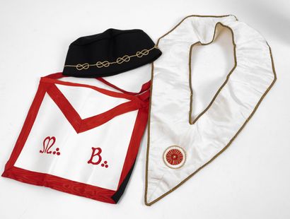 FRANC MACONNERIE, XXème siècle
- apron in...
