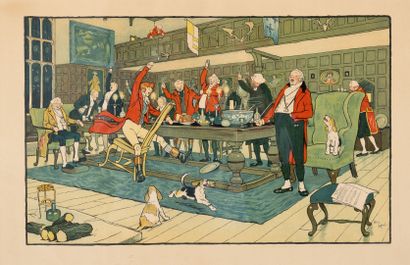 Cecil ALDIN (1870-1935)
Three color stencils...