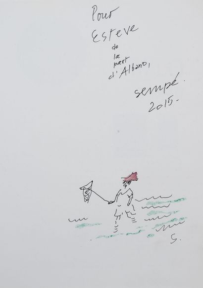 Jean-Jacques SEMPÉ (1932-2022)
The fisherman...