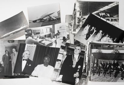 Strong set of 58 photographic prints concerning...