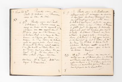 SECOND EMPIRE (1852-1870)
Notebook of boar...