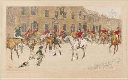 Cecil ALDIN ou Georges BUSSON
Three color...