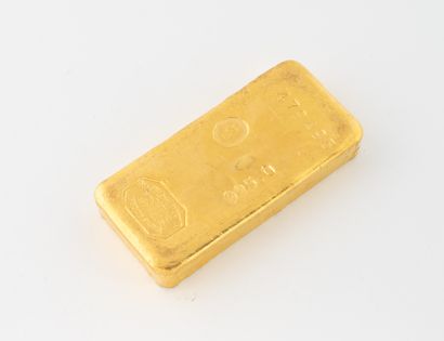 Gold ingot n° 479495.
Gold title 995/1000...