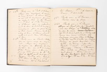 SECOND EMPIRE (1852-1870)
Notebook of boar...