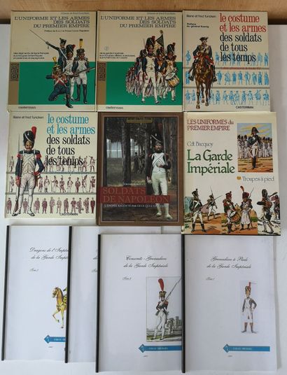 Two cases of books and documentation on Napoleon...