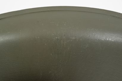 USA
US M1 Schlueter helmet.
Steel, rear snap...