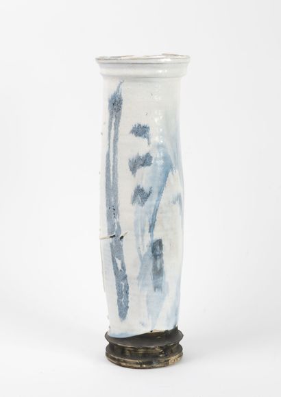 Michel GARDELLE (1949)
Large vase, 1989.
Enameled...