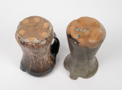 Claude CHAMPY (1944)
Two pitchers.
Enameled...