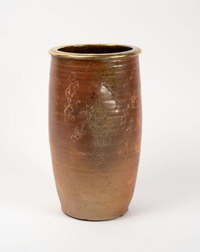 Vase.
Stoneware, glazed on the inside.
Signed...