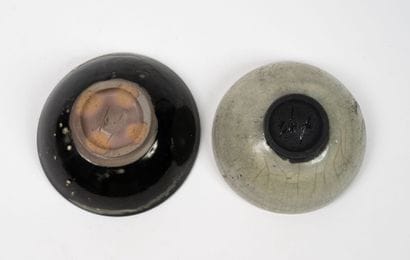 Claude CHAMPY (1944)
Two small bowls.
Enameled...
