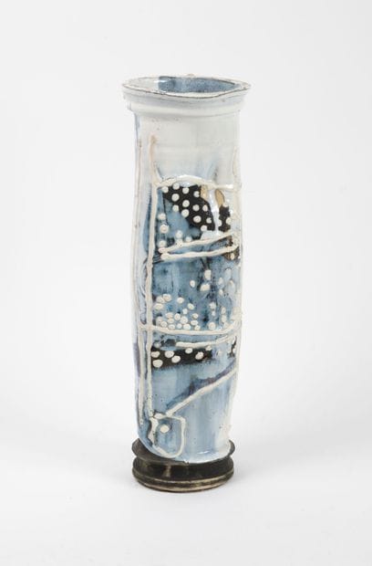 Michel GARDELLE (1949)
Large vase, 1989.
Enameled...