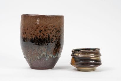 Josephte GRANGE-SARLES (1945)
Vase, 1990.
Enameled...