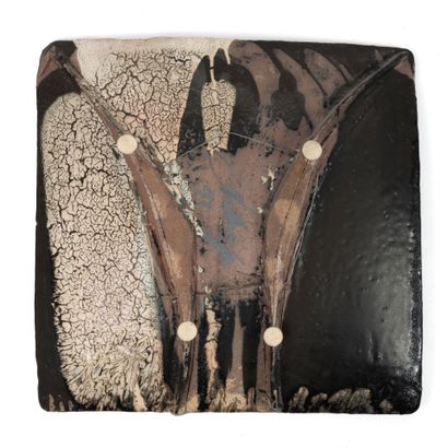 Claude CHAMPY (1944)
Large dish, 1991.
Enameled...