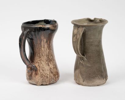 Claude CHAMPY (1944)
Two pitchers.
Enameled...