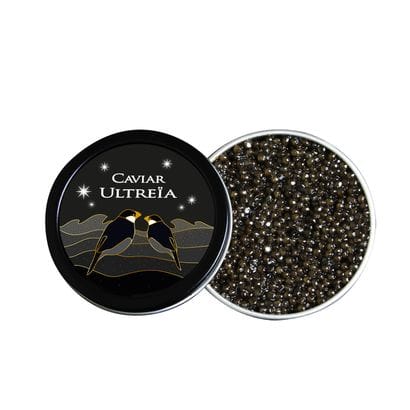 Une boîte de 30 grammes du caviar d'exception,...