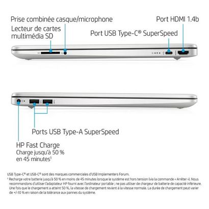 Ordinateur portable HP de 15,66 pouces
Ordinateur...