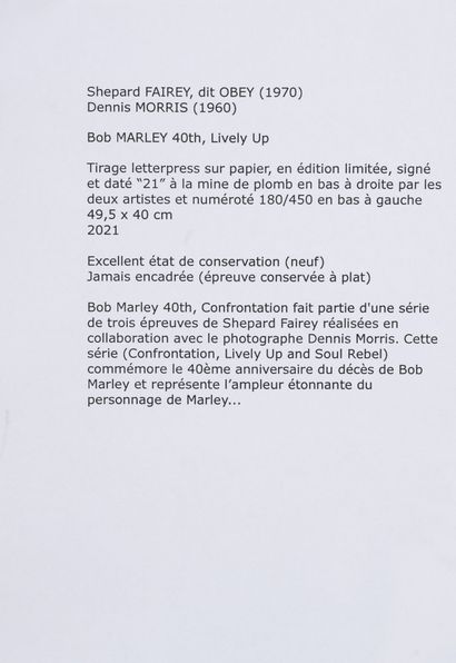 Shepard FAIREY (1970) & Dennis MORRIS (1960)
Bob...